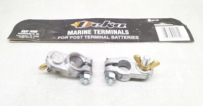 00149 Deka Marine Battery Post Terminals With 5/16 Stud & Wing Nut -Qty 2pcs - Image 1 of 4