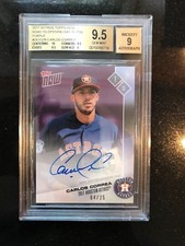 2017 Topps Now Road To Opening Day  - Carlos Correa - Astros - Auto /25 BGS 9.5