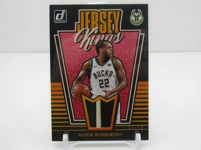KHRIS MIDDLETON 2019-20 DONRUSS JERSEY KINGS PRIME GAME WORN JERSEY! #06/10! SSP - Image 1 of 2