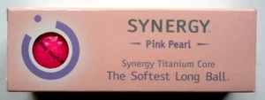 Bolas de golf Synergy rosa perla titanio núcleo, manga de 3, nuevas, TopPoint - Imagen 1 de 3