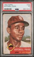1953 Topps #220 Satchel Paige PSA 1 HOF SP St Louis Browns Baseball Card Read