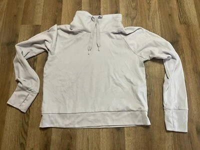Sudadera Kyodan, Para Mujer Talla Grande, Gris, Cuello Alto, Pullover, Cordón Foto 1 de 4