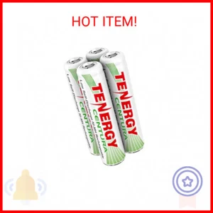 Tenergy Centura AAA NIMH Rechargeable Battery, 800mAh Low Self-Discharge Triple - Picture 1 of 2