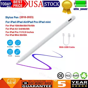 For Apple Pencil 2nd Generation Pen Stylus iPad 6th/7th/8th/9th/10th Gen Durable - Picture 1 of 13
