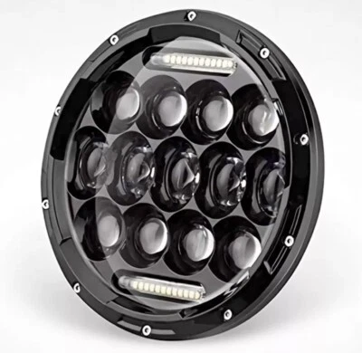 "Faro LED de 7"" pulgadas 85W luz DRL y soporte para Harley Davidson y Café Racer" Foto 1 de 4