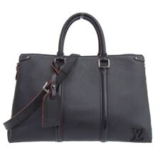 Louis Vuitton Epi Soufflot NV MM Noir Black Handbag 2WAY Shoulder Bag M55610 A