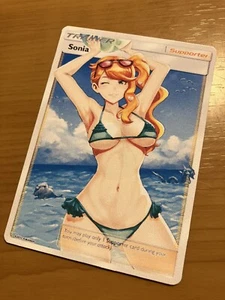 Sonia Full Art Goddess Story Waifu Proxy Orica Trading Card (No Text Version) - Picture 1 of 2
