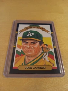 1987 Donruss #6 JOSE CANSECO Oakland Athletics (Diamond King) Baseballkarte (NM) - Bild 1 von 2