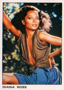 Diana Ross, 1980 PANINI Rock & Pop Collection (sticker) #93
