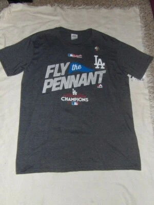 Camiseta grande MLB LA Dodgers 2017 campeones de la Liga Nacional para hombre nueva con etiquetas Foto 1 de 3