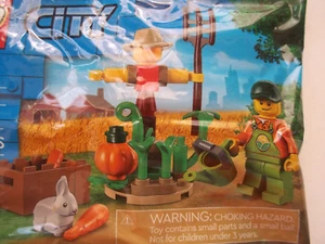 LEGO CITY Mini Figure FARM GARDEN & SCARECROW 34 pcs Building Toy In Bag 30590 - Picture 1 of 9