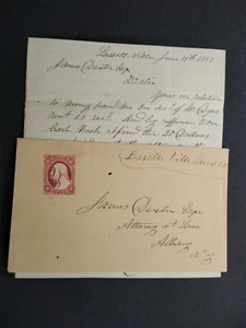 New York: Lassellsville 1857 #11 Cover + Letter, Ms, DPO Fulton Co - Picture 1 of 4