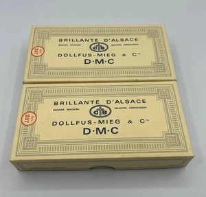 Caja de 18 bobinas de costura francesas de colección DMC Thread Brillante D'Alsace - Imagen 1 de 11