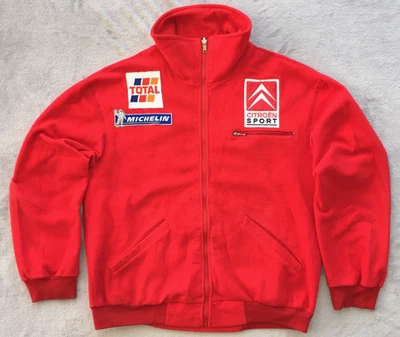 Citroen Total Rally Motorsport Racing Prowear vintage Fleece Liner Jacket size L - Image 1 of 4
