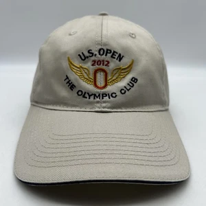 Cappello berretto da golf USGA Member US Open 2012 The Olympic Club marrone cinghia posteriore - Foto 1 di 8