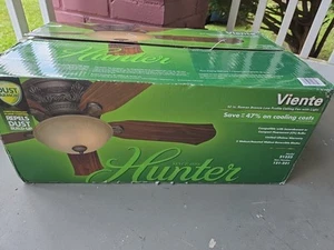 Hunter Viente 52 in. Indoor Bronze Wood Fan W Light Kit Read Desc. - Picture 1 of 2
