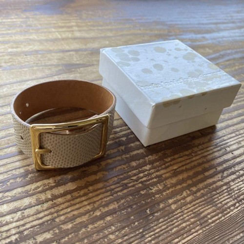 Bracciale Undercover 1998SS Guevara in pelle 26 cm con scatola