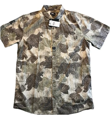Camisa O'Neill Chillaxin Hawaiana🌺 Manga Corta Abotonada Verde Para Hombre Talla XL Foto 1 de 4
