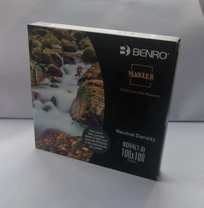 Benro Master 100mmx100mm ND16 ND64  ND1000 3.0 Neutral Density Square Filter - Picture 1 of 6