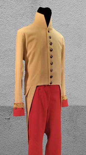 OFF WHITE Costume giacca lana uomo bianco sporco cappotto storico vendo solo cappotto