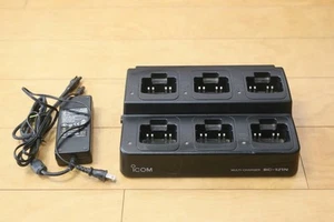 Chargeur ICOM 6 unités BC-121N avec IC-4810 DU65 D60 D50 DPR5 DPR6 etc - Photo 1/8