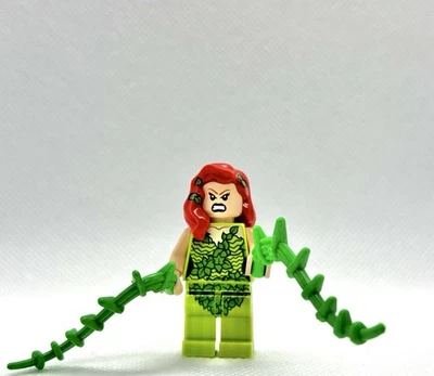 Lego Poison Ivy, Hair Over Shoulder Minifigure DC Super Heroes SH0010 Authentic - Image 1 of 4