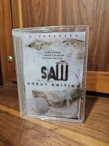 Saw (DVD, 2004) Widescreen Uncut Edition Liquid Sawblade Cover GOOD CONDITION! - Picture 1 of 4