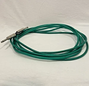 Cable de guitarra Fender genuino verde lima de 15 pies - Imagen 1 de 3