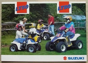 SUZUKI LT50 & LT80 JUNIOR QUAD BIKES Sales Brochure 1990s #LT-Broch - Picture 1 of 3