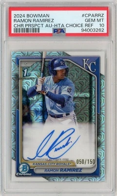 2024 Bowman Chrome Ramon Ramirez Mojo Choice Refractor Auto /150 PSA 10 CPA-RRZ - Image 1 of 2