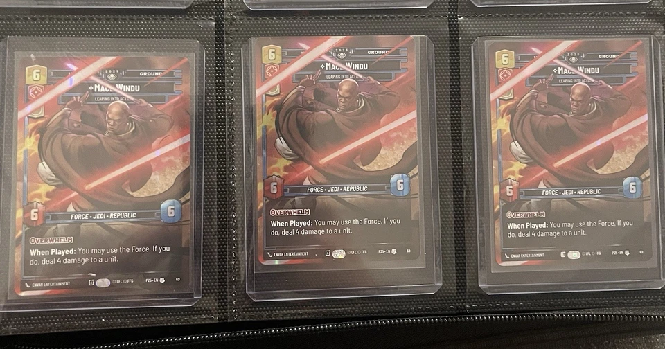 Star Wars Unlimited: Mace Windu, Galactic Championship Exclusive 2025 Promo - Image 1 of 1