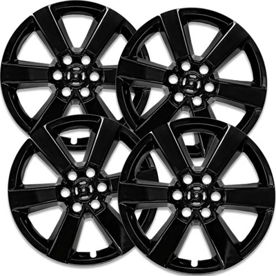 Set of 4 Gloss Black 20" Impostor Wheel Skins for 15-17 Ford F-150 Rim Covers — 第 1/4 张图片