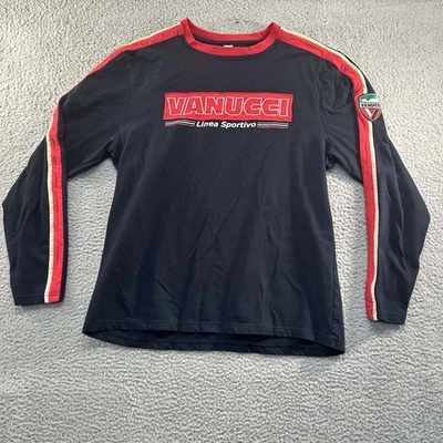 Camiseta informal Vanucci para hombre extra grande Linea Sportivo Italia carreras de motocicletas Foto 1 de 4