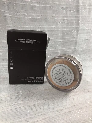 BECCA Cosmetics Hydra-Mist Set & Refresh Powder Shade Golden Bronze NEW - Image 1 of 4