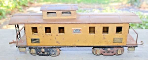 American Flyer Standard Gauge #4011 Yellow 6 Window Caboose b2 - Picture 1 of 6