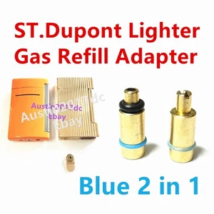 Dupont Feuerzeug Gas Nachfülladapter für blaue Kappe LD/L8/LG/Slim/Maxijet/Taschenlampe - Bild 1 von 2