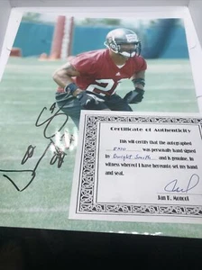 Dwight Smith Super Bowl XXXVII Tampa Bay Buccaneers Signed 8x10 Photo COA - Picture 1 of 1