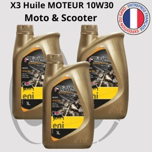 3 litri olio motore ENI 10W30 Moto e Scooter x3 lattina 1 Litro - Foto 1 di 1