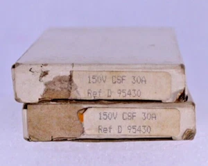 NEW IN BOX CEFCO FUSES -  150V CSF  30A fuse Ref. D 95430   1 BOX OF 10 fuses - Picture 1 of 4