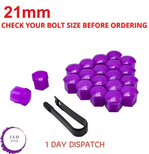 20PCS 21mm Radmutter Schrauben Abdeckkappen, Lila für Audi VW BMW Mercedes, Alle - Bild 1 von 7