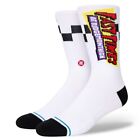 Stance Adult White Crew Cotton Fast Times At Ridgemont High Gnarly Socks M 6-8.5
