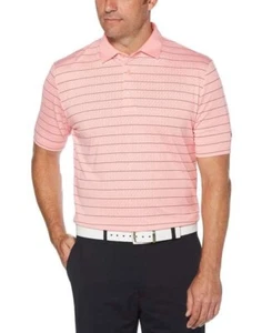 Men’s Ventilated Stripe Golf Polo Callaway Powder Pink New Large L XL NWT - Picture 1 of 2