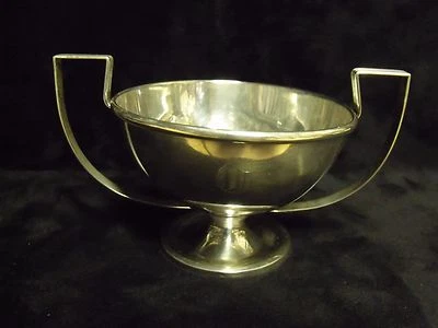  COPO PEDESTAL ESTILO CÁLICE ART DECO MANCHESTER ESTERLINA 959 97 GRAMAS - Imagem 1 de 4