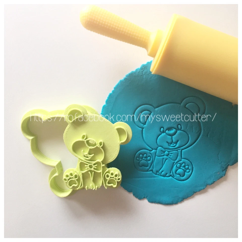 Formine Orsetto Nascita Orso Peluche FORMINA BISCOTTI COOKIE CUTTER 7 cm