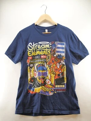 2022 Twitch Con - Stream Elements T Shirt Large Blue - Image 1 of 4