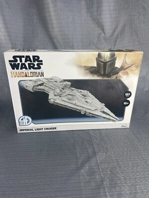 Star Wars Mandalorian Imperial Light Cruiser 4D Cityscape 265 Piece Puzzle Model - Image 1 of 4