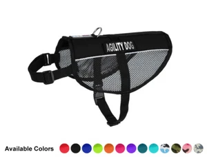 Gilet in rete di servizio AGILITY DOG con toppa riflettente rimovibile taglia 13" - 38" - Foto 1 di 18