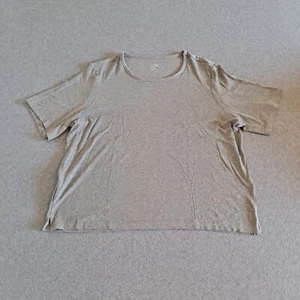 Cozy Earth Bamboo Tshirt Women 2XL Stretch Knit Classic Cozy Lounge Comfort Gray - Picture 1 of 11
