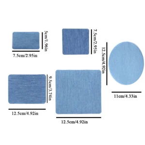 Jeans-Reparatur-Set Stoff-Aufkleber Loch-Reparatur-Flicken Reparatur-Flicken → - Bild 1 von 21