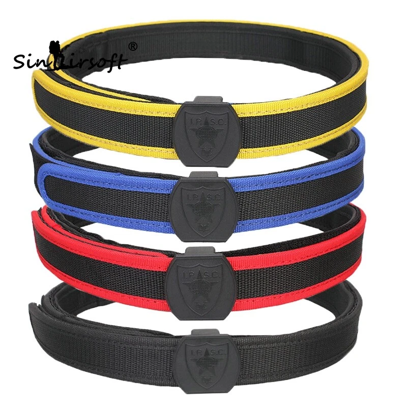 SINAIRSOFT IPSC USPSA IDPA 1.5" Shooting Belt High Speed Competition Double Layer Belts